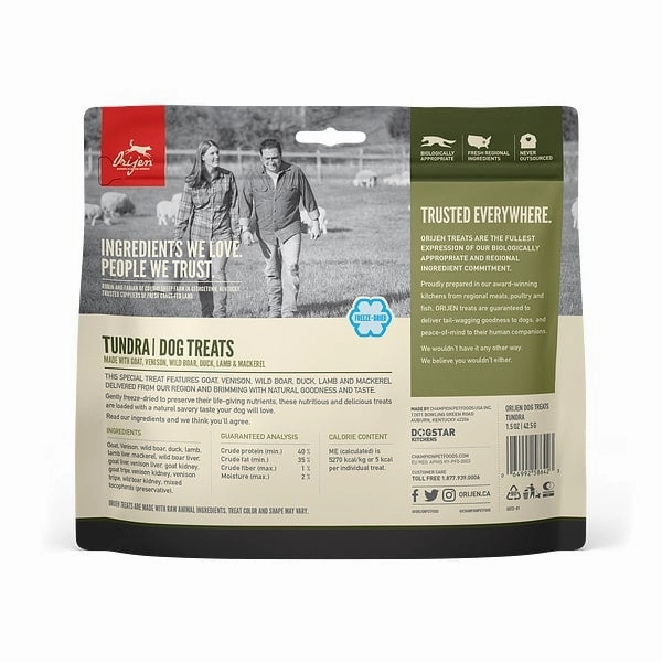 ORIJEN Freeze Dried Tundra Dog Treats