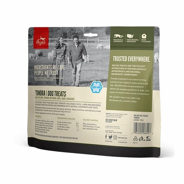 ORIJEN Freeze Dried Tundra Dog Treats