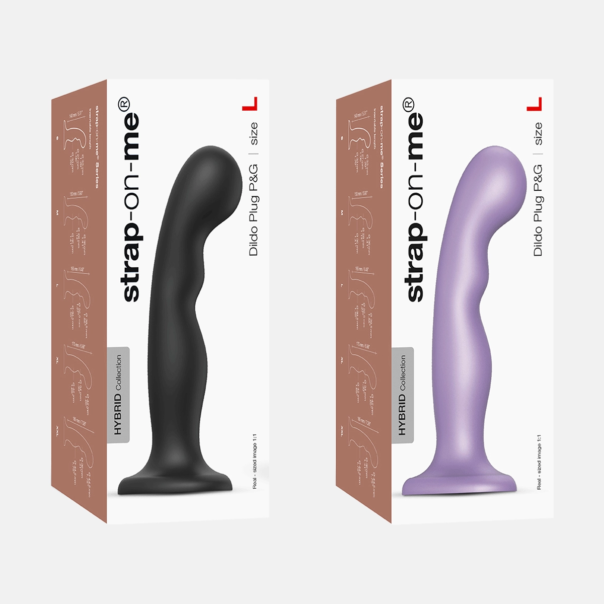 P&G Dildo Plug Large - Lilac