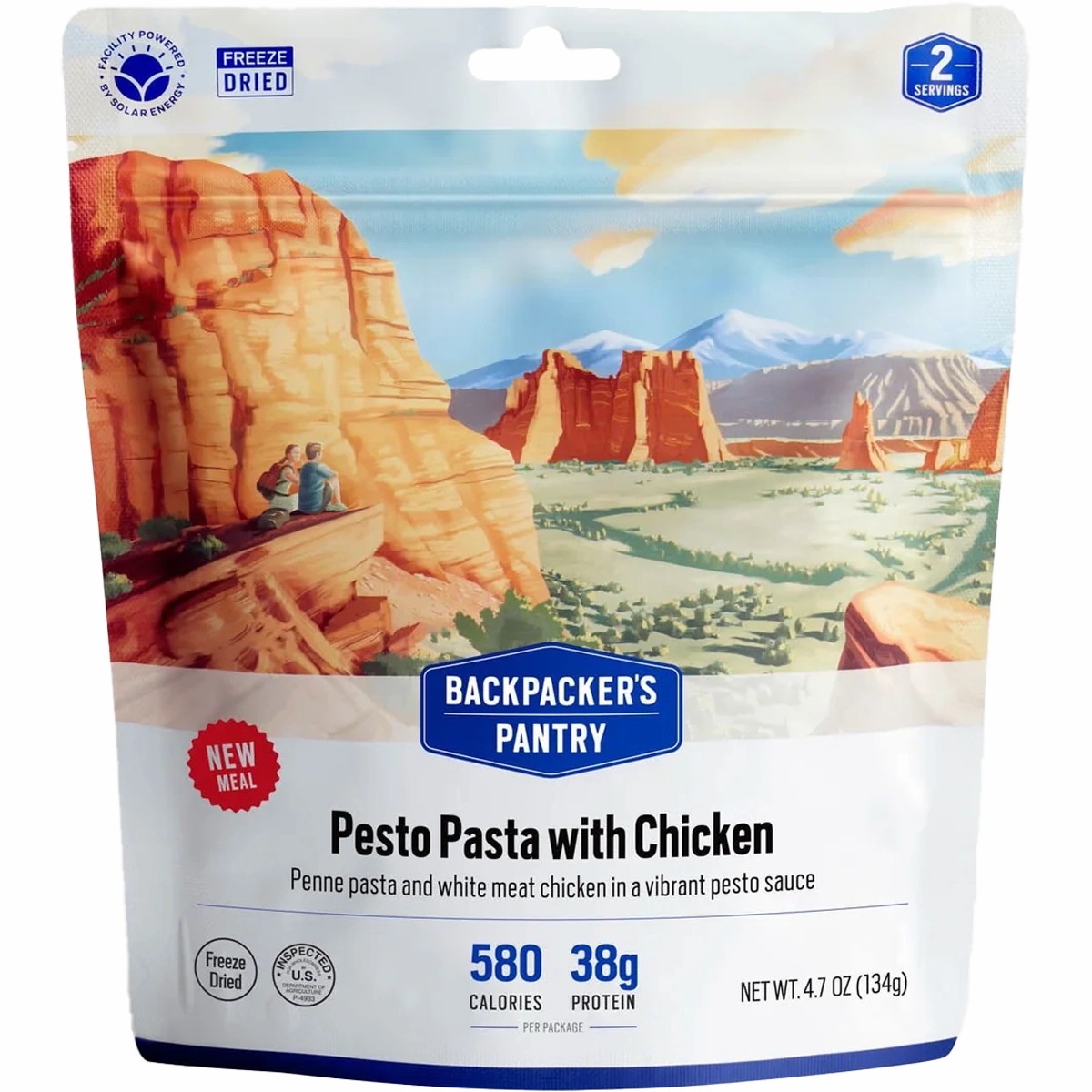 Pesto Pasta with Chicken (2 Servings)