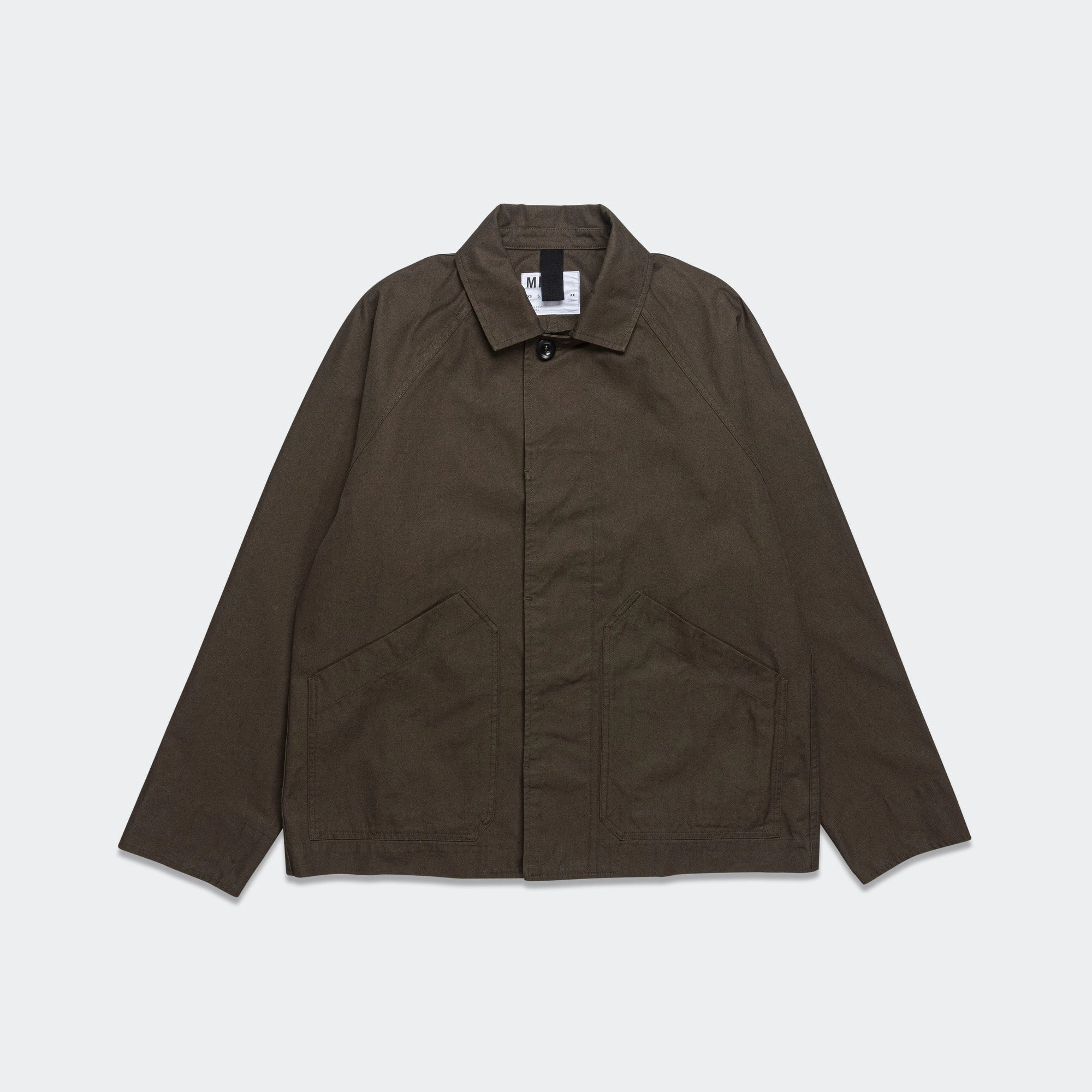 Raglan Jacket - Compact Cotton Canvas Uniform Green