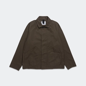 Raglan Jacket - Compact Cotton Canvas Uniform Green