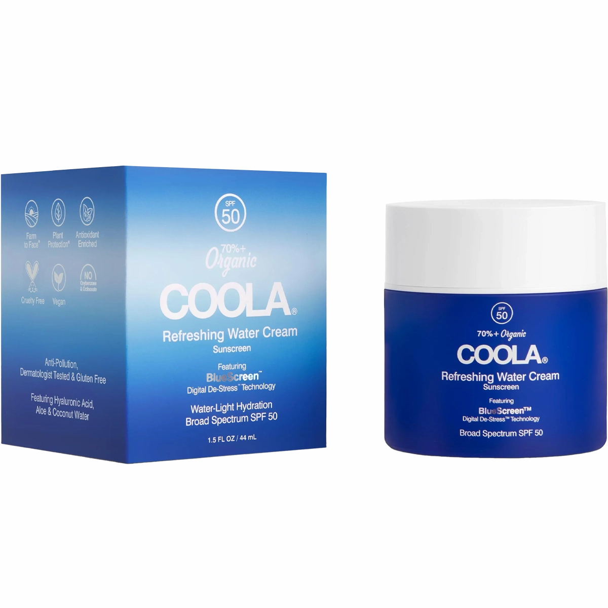 Refreshing Water Cream Organic Face Sunscreen SPF 50