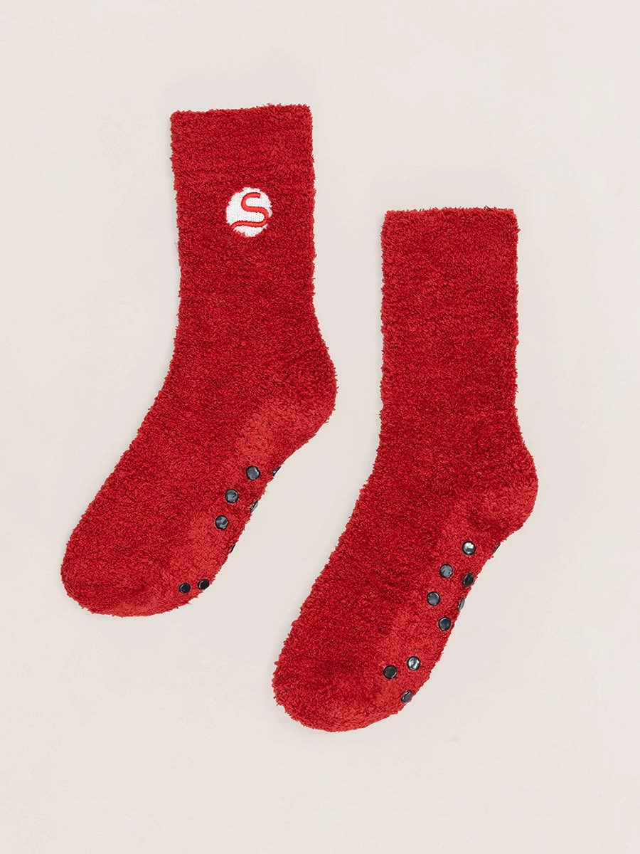 Shapermint® Fuzzy Slipper Socks