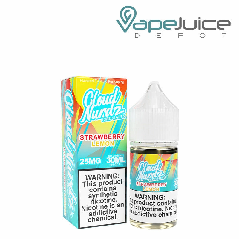 Strawberry Lemon ICED TFN Salts Cloud Nurdz 30ml
