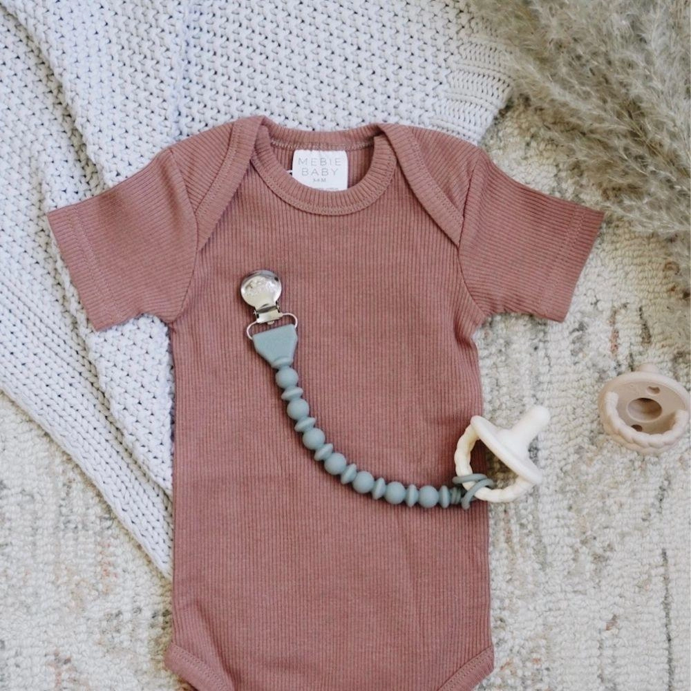 Sweetie Strap Beaded Pacifier Clip