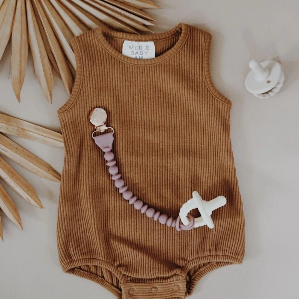 Sweetie Strap Beaded Pacifier Clip