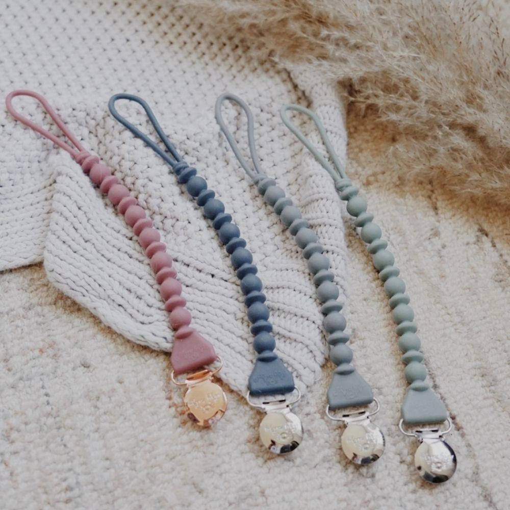 Sweetie Strap Beaded Pacifier Clip