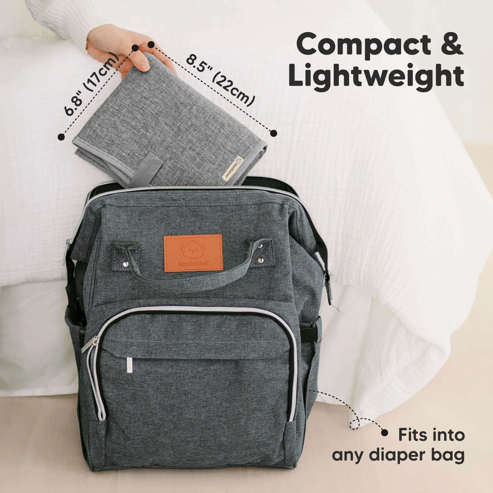 Swift Diaper Changing Pad (Classic Gray)