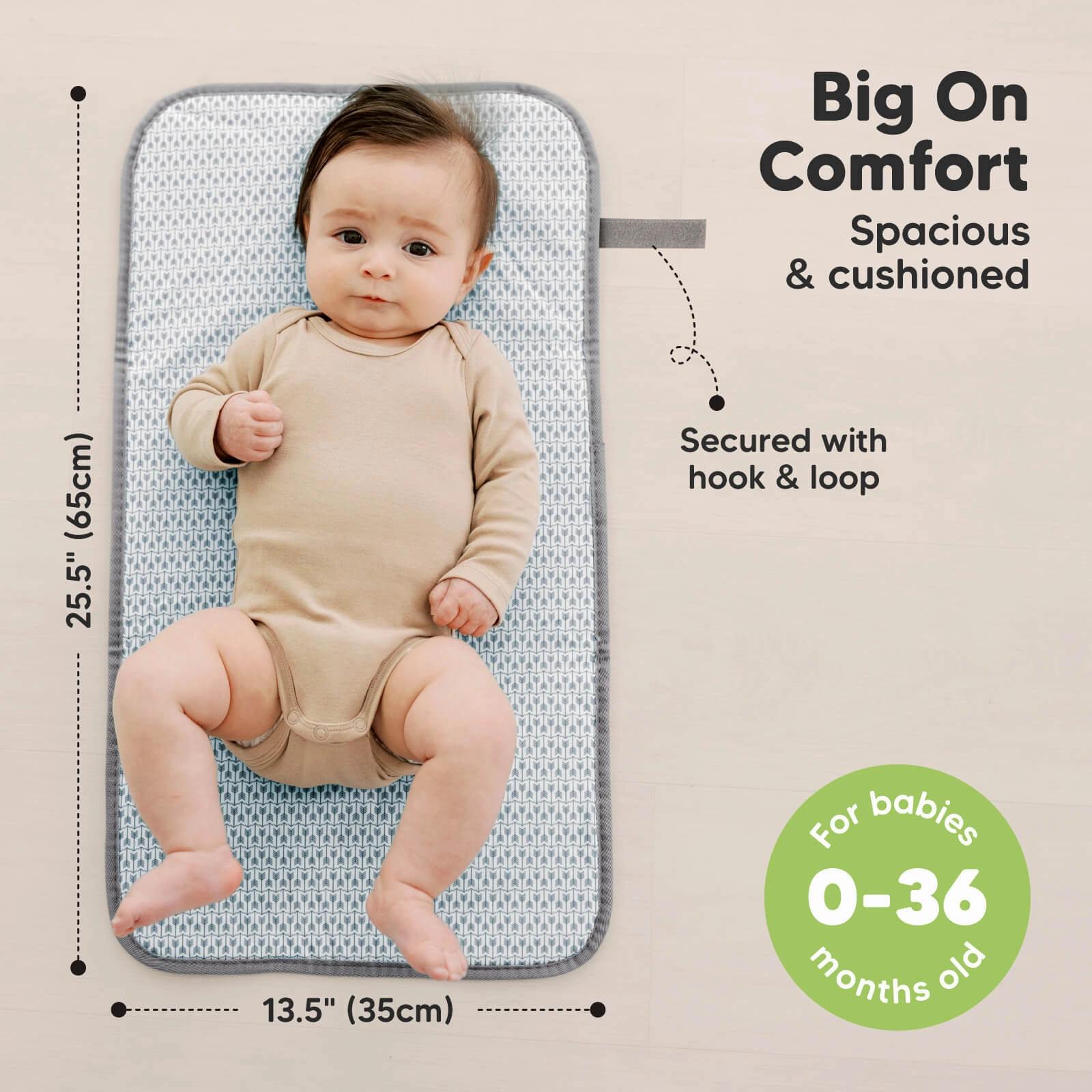 Swift Diaper Changing Pad (Classic Gray)