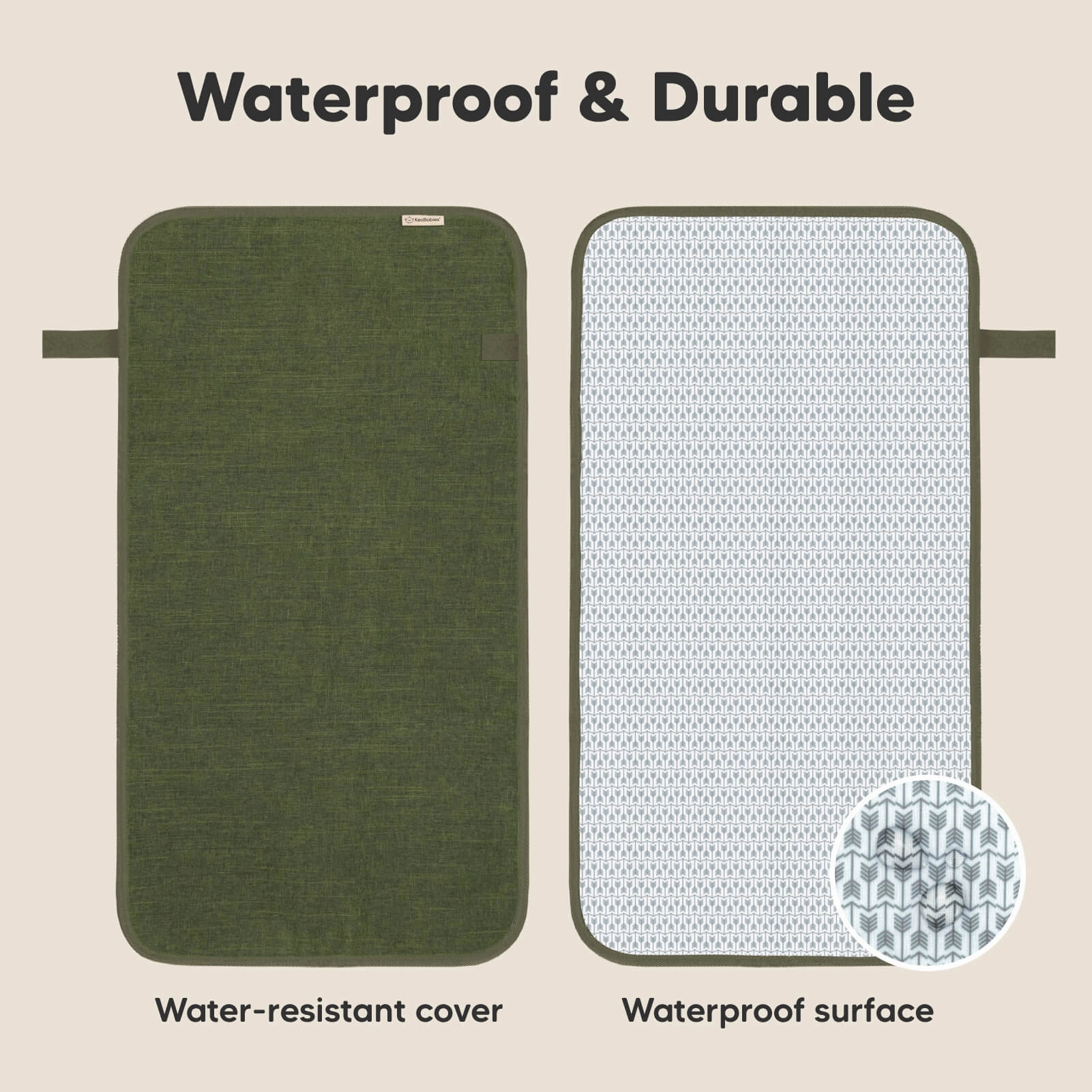 Swift Diaper Changing Pad (Olive Green)