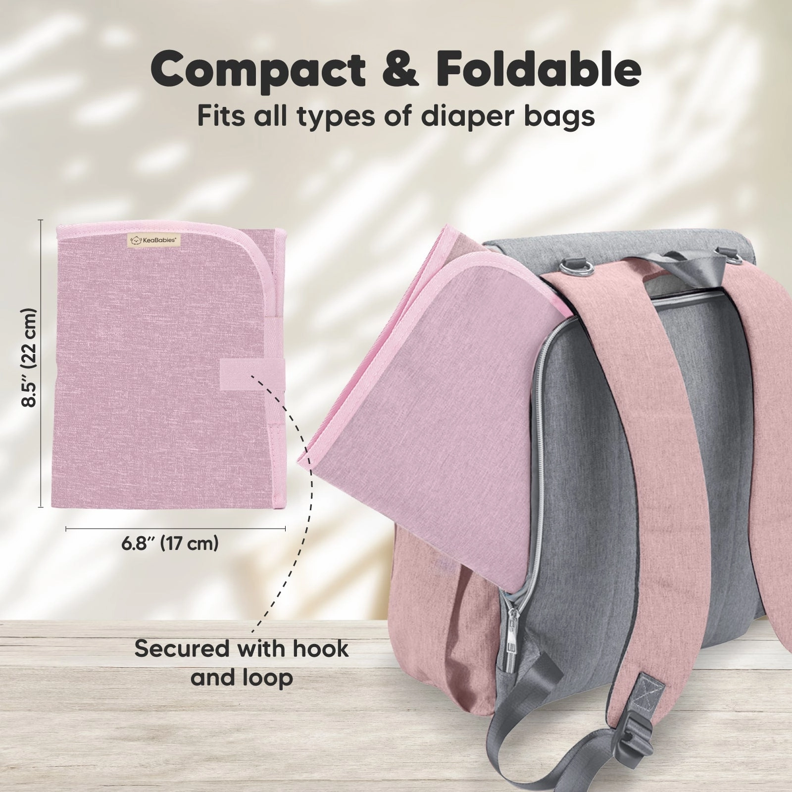 Swift Diaper Changing Pad (Sweet Pink)