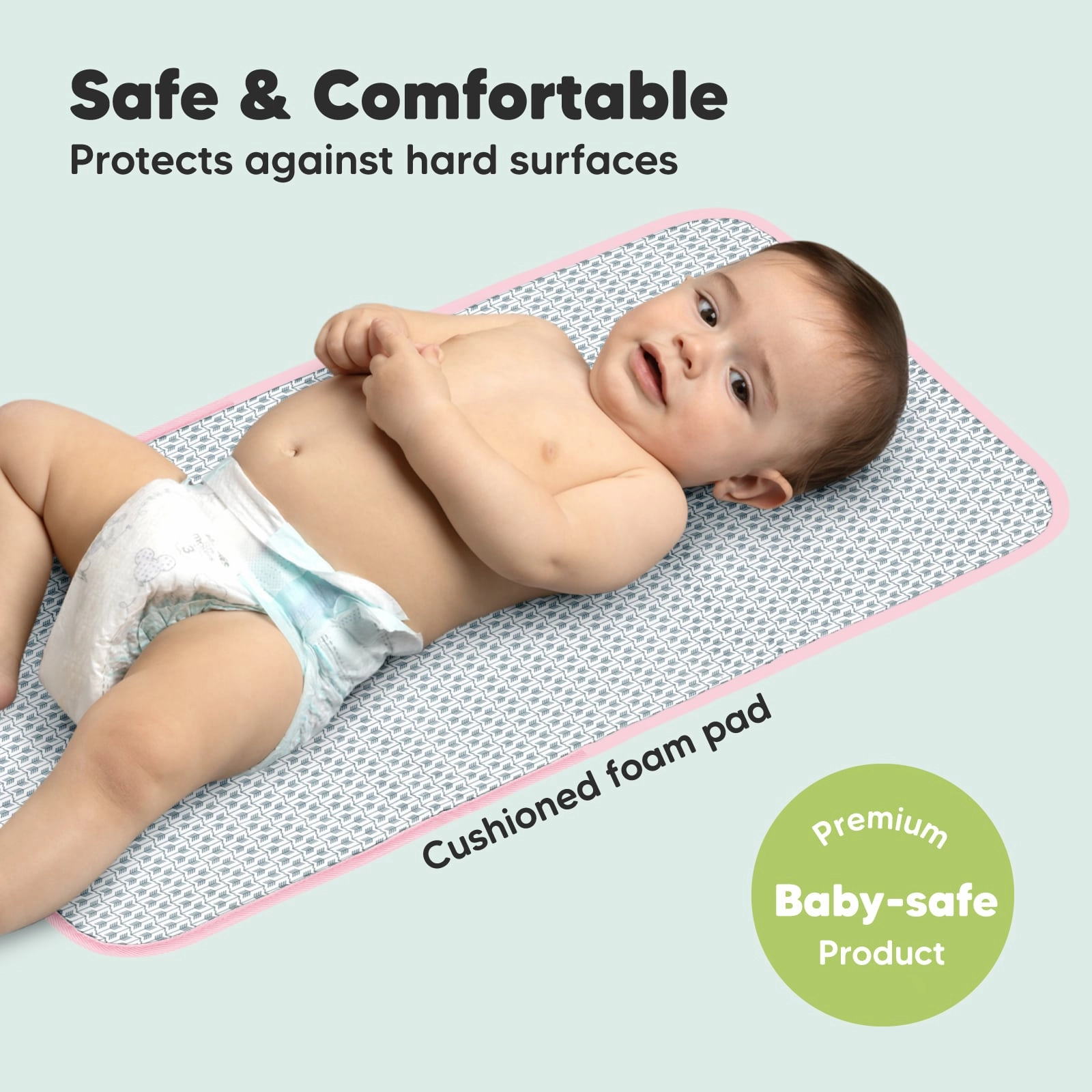 Swift Diaper Changing Pad (Sweet Pink)
