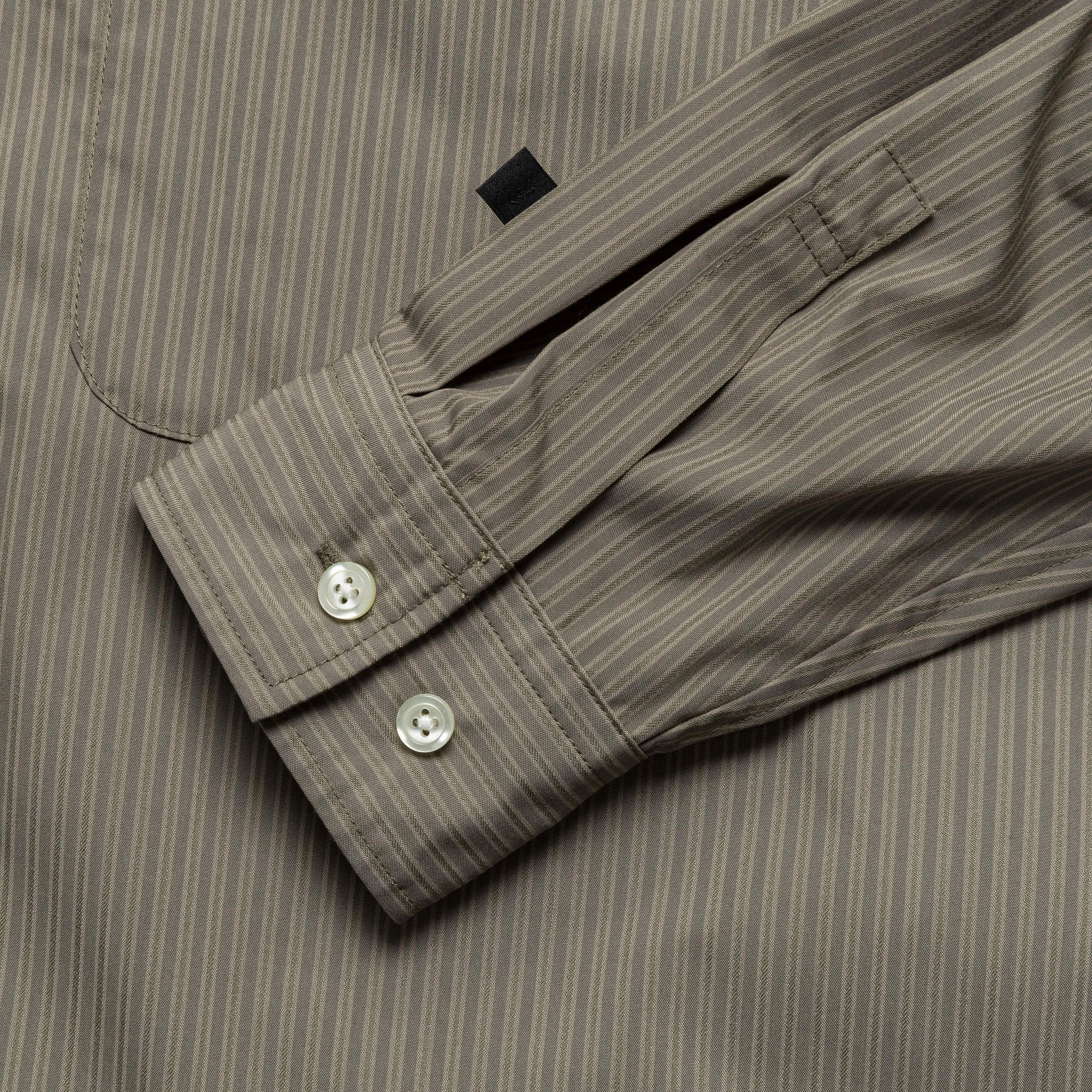 Tech Regular Stripeshirt LS - Wolfgray