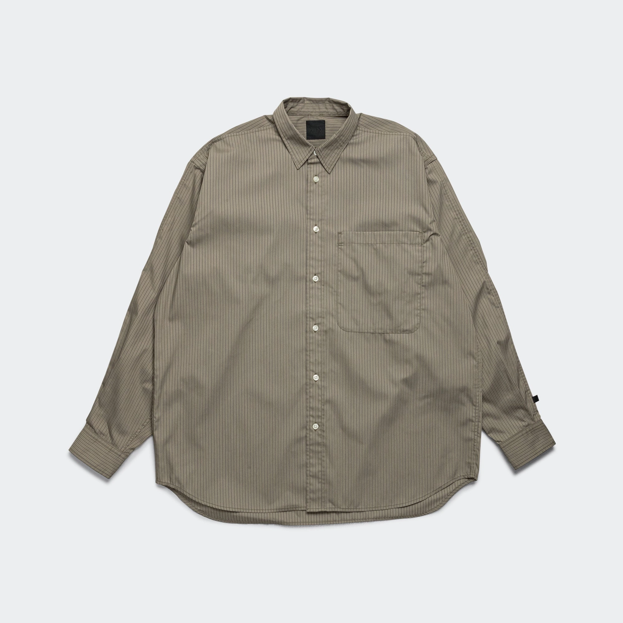 Tech Regular Stripeshirt LS - Wolfgray