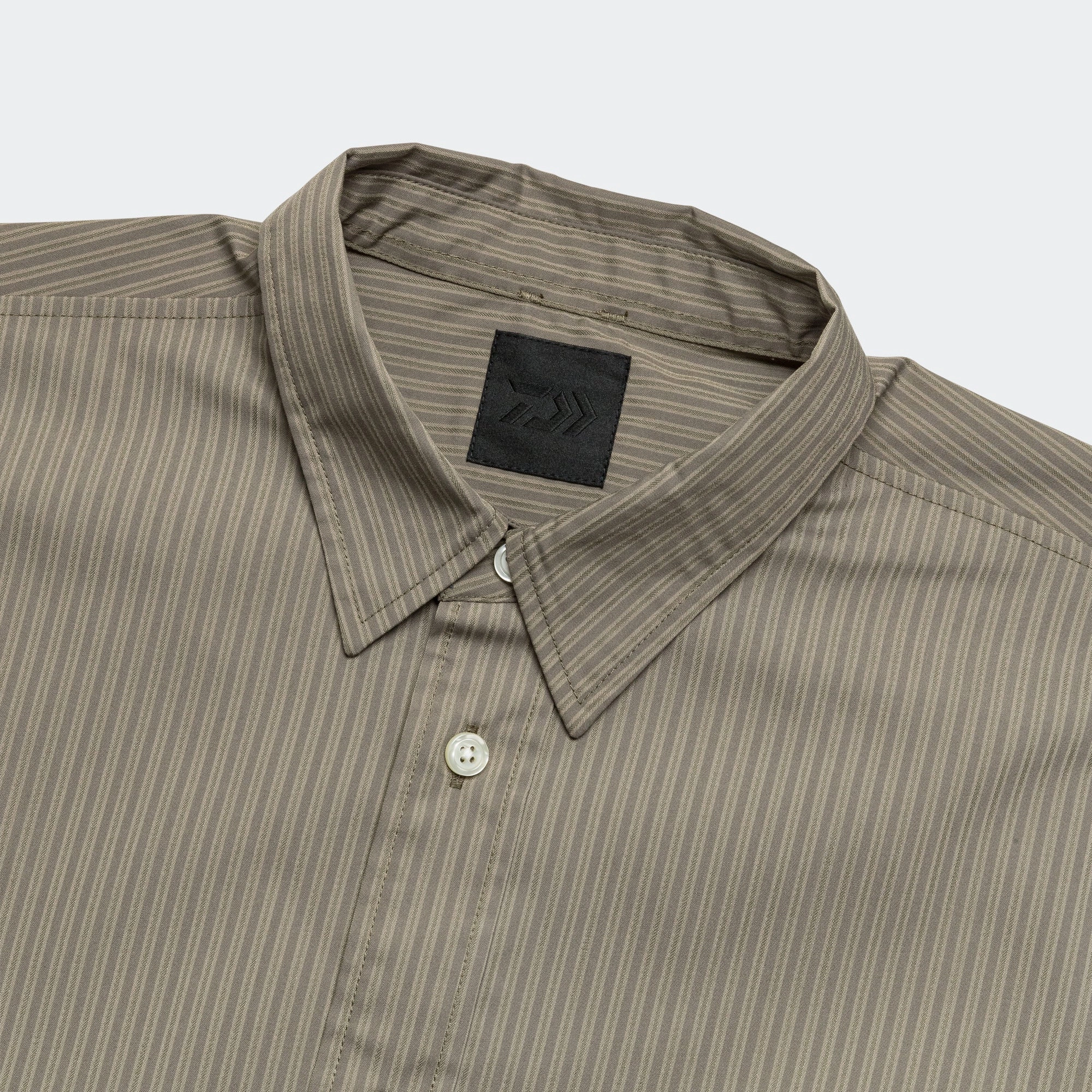 Tech Regular Stripeshirt LS - Wolfgray