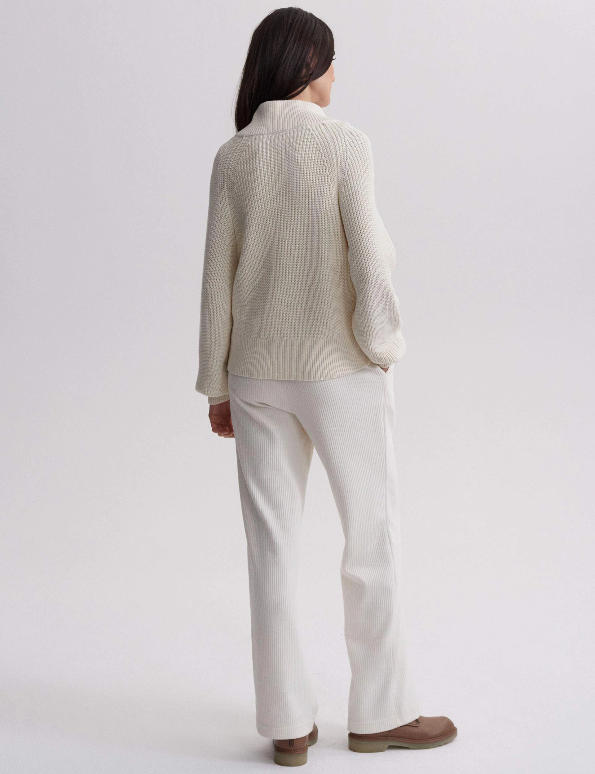 Tessa Knit Jacket - Egret