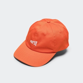 Twill 6-Panel Cap - Blood Orange