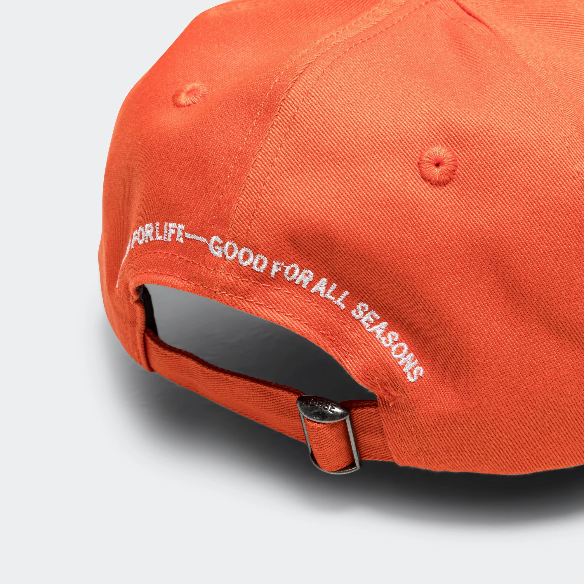 Twill 6-Panel Cap - Blood Orange