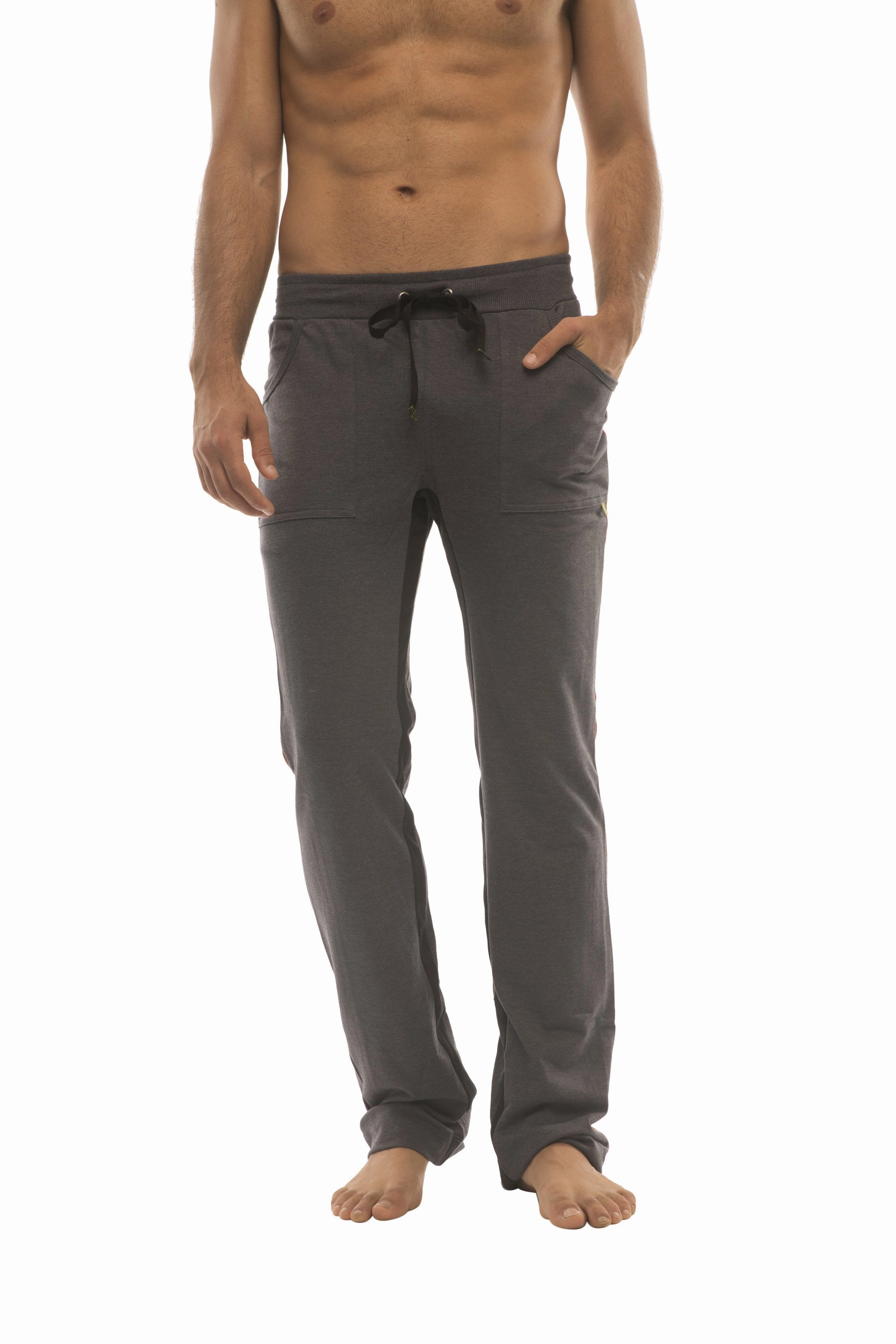 Ultra Flex Yoga Track & Yoga Sweat Pant (CHARCOAL w/Cinnabar & Black)