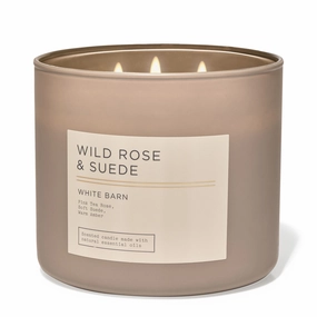 Wild Rose & Suede by Bath & Body Works 3-Wick Scented Candle