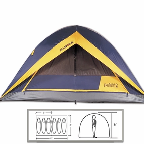 World Famous Spectrum 12 - Two Room Dome Tent