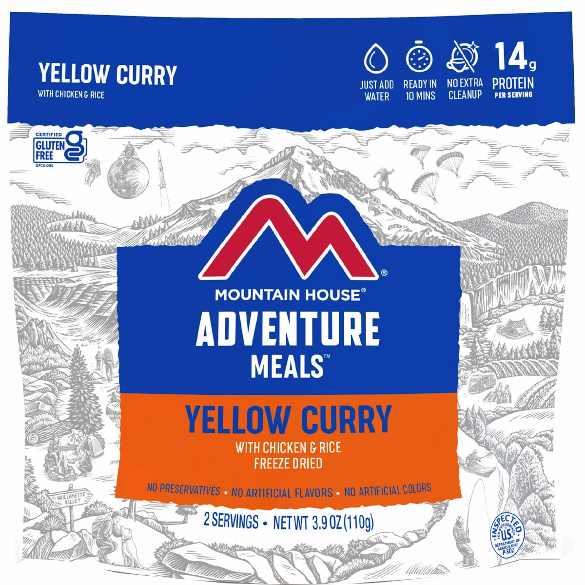 Yellow Curry with Chicken Rice (2 Servings)